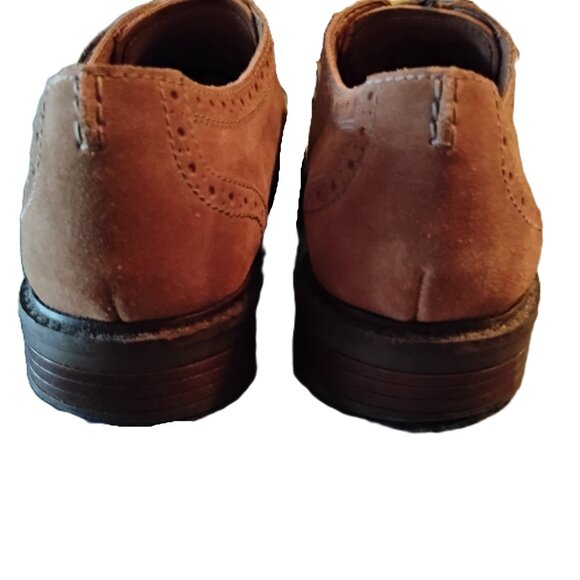 Clarks Men’s Size 10 1/2 Suede Wingtip Oxfords Tan main image 7